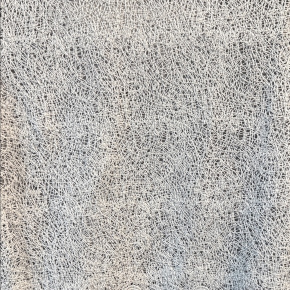 Light Gray Lace Crochet Long Sleeve Layered Chiffon Blouse Women’s Top XS/Small - Picture 5 of 8